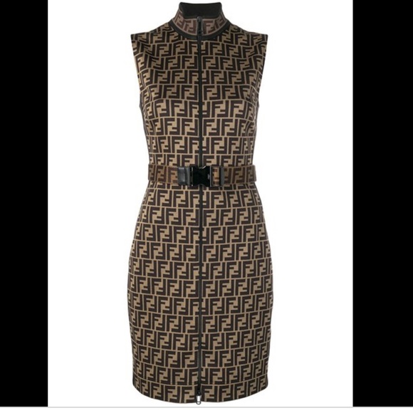 Fendi Dresses & Skirts - Fendi Front Zip Dress